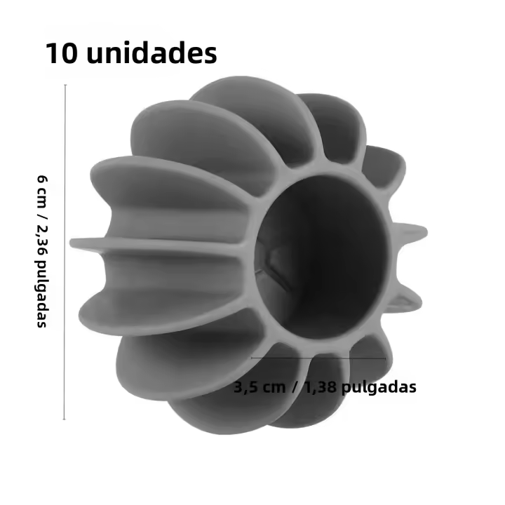 Bolas De Lavandería Reutilizables De Silicona 3/5/10 Anti-Enredo Para Máquina De Lavar Y Secadora De Vapor Adecuado Para Lavadoras - 1