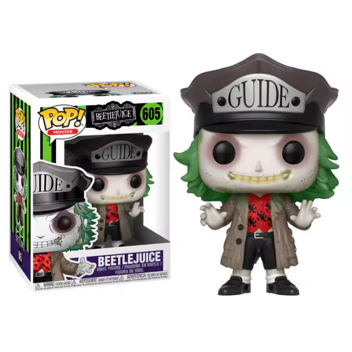 Figura Funko Pop Beetlejuice With Hat-Figura de Vinilo Coleccionable - Idea de Regalo- Mercancia Oficial - Juguetes para Niños y Adultos - Movies Fans - Muñeco para Coleccionistas y Exposición - 1