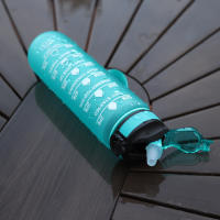 Botella Deportiva De 1000ml Con Tapa Y Marca De Tiempo Para Exteriores Camping Copo De Bebida Portátil Antigrado Y Reutilizable Para Estudiantes - details 13