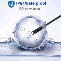 Cámara De Endoscopia Con Luz 1920P HD Borescope 8 Luces LED Ajustables Dual Lente IP67 Impermeable Cámara De Inspección - details 4