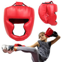 Guantes De Boxeo MMA Para Adultos Y Niños Protección Cabeza Y Manos Cuero PU Entrenamiento De Boxeo Y Kickboxing - details 1