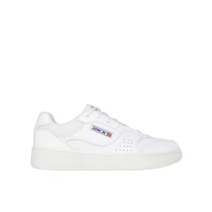 Skechers Sport Court 2.0 - Crowne Zapatillas para hombre blancas en piel y textil 84375 - 1