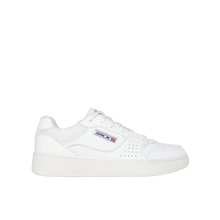 Skechers Sport Court 2.0 - Crowne Zapatillas para hombre blancas en piel y textil 84375 - 1