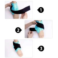Paquete De Hielo Para Pies Y Deportes Con Soporte Ajustable Microwaviable Y Reutilizable Para Miofascial Y Pies Gel De Compresión Para Alivio Del Dolor Y Enfermedades Del Pie - details 6
