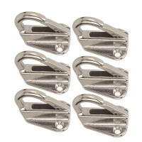 6pcs Gancho De Remolque De Acero Inoxidable Con Cierre De Resorte Fuerte Para Yate Y Marina Herramientas Náuticas Accesorios De Barco - details 6