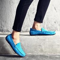 Zapatos Casuales Para Hombre De Cuero De Alta Calidad Mocasines Con Cordones Tamaño 38-47 Diez Colores Slip-on Zapatos De Conducción Moda Transpirables Y Massajeados - details 18