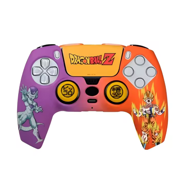Fr-tec dragon ball z enemies pack de carcasa rigida + grips + sticker para ps5 - 1