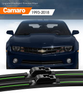 2pcs LimpiaParabrisas Delanteros Para Chevrolet Camaro 1993-2018 Plegables En Rama De Búho De Goma Natural Accesorios Para Ventanas - details 0