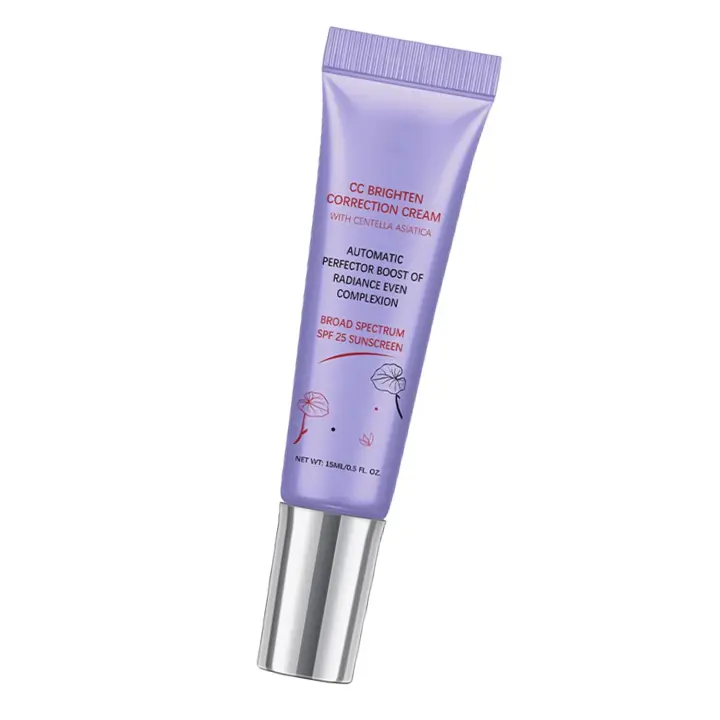 Crema CC Correctora Equilibra el Tono de Piel Crema CC Hidratante de Cobertura Total Crema Correctora de Color para Mujer - 1