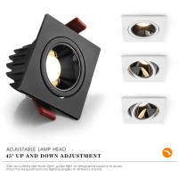 Lámpara De Techo LED Recargada 24W 12W Single/Doble Cabeza Luz De Spot Antigolpeante Para Oficina Hogar Tienda Interior Material Aluminio Fuente De Luz LED - details 5