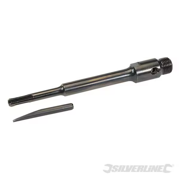 Husillo portacoronas SDS Plus (200 mm) Silverline T0S124518 - 1