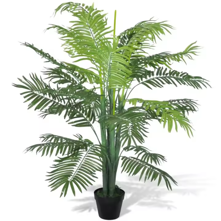 vidaXL Palmera artificial Phoenix con macetero 130 cm - 1
