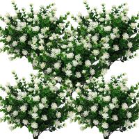 Ramo De Hojas De Eucalipto Artificiales Para Decoración De Hogar Jardín Navidad Boda DIY Accesorios Para Vaso Bonsái Flores Falsas De Plástico Para Todas Las Estaciones - details 0