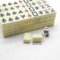 Vintage Mahjong Rare 144 Tiles Mah-jong Set Bamboo Piece - details 0