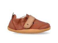 Bobux Xplorer Ripple Mocca + Caramel - Zapatos de piel para niños con tira autoadherente y elástico - details 2