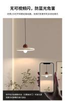 Lámpara Colgante Estilo Nórdico Crema Volcán Disco Para Restaurante Sala De Estar Dormitorio Lámpara De Noche Decorativa 20/30cm LED Fuente De Alimentación AC 220 V Moderna - details 2