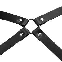 Haranna De Piernas En Cuero PU Sexy Lencería Para Mujer BDSM Enredo Garter Belt Y2k Ropa Erótica Gótica Con Cordón Underwear Fetiche Garter Body - details 12