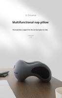 Almohada De Cuello Multifuncional En Forma De U De Espuma Suave De Reacción Lenta Para Descanso Y Masaje De Salud Cervical Viaje - details 0