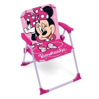 Arditex - Silla plegable infantil con dibujo Minnie Mouse, Mickey Mouse, y reposabrazos con medidas de 32x38x53cm apto para uso de exteriores o playa - details 0