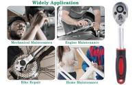 Juego De Herramientas 46pcs 1/4-Pulgada Conjunto De Destornilladores Y Llaves De Fijación Duraderas Para Reparación De Bicicletas Y Automóviles - details 5