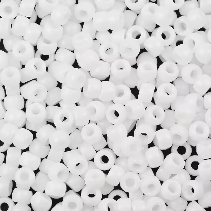 200-1000Pcs Perlas De Acrílico Grandes 6x9mm Para DIY Joyería Collar Cabello Amuletos Para Hacer Pulseras De Amistad Kit De Manualidades - 1