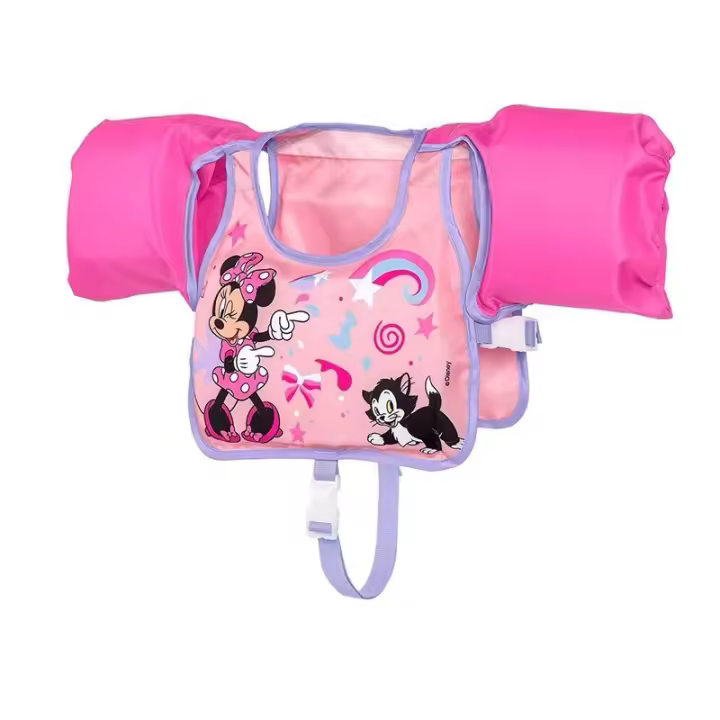 Bestway Chaleco Con Manguitos Disney Minnie 56 cm +3 a 6 Años Piscina y Playa 09106 - 1