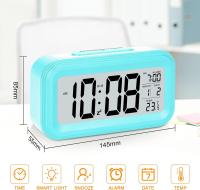 Reloj despertador digital con badería, función de repetición, - details 0