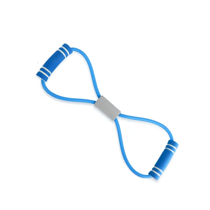 Banda De Resistencia En Forma De 8 Para Gimnasio Doméstico Yoga Entrenamiento De Fuerza Equipamiento De Fitness Elástico Para Hombres Y Mujeres - 1