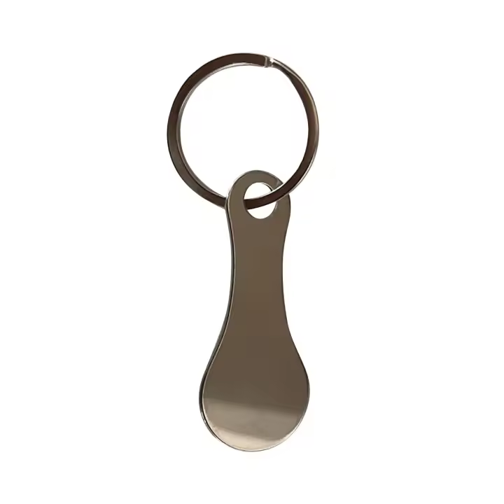 Anillo Para Llave De Metal Aleación De Aluminio Color Plata Accesorios Para Llaveros Decorativos Gancho Para Llave #H - 1