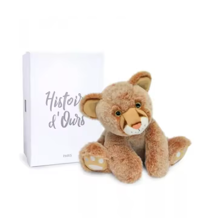 Caja regalo Histoire d'Ours Bebé León 25 cm - 1