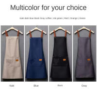 Aguas Repellente Del Apron De Cocina Unisex Con Bolsillos Para Trabajo Limpieza Restaurante Waiter Apron De Florista Tienda De Té En Bolsa Pinafore - details 1