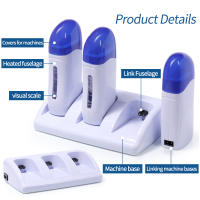 YIKOOLIN Calentador De Cera Portátil Para Mujeres Eliminación Del Vello Con 3 Tipos Máquina De Cera Para El Hogar Y El Salon Con Cartridge - details 4