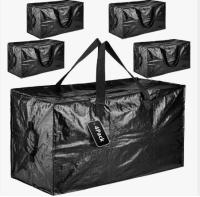 Paquete de 4 cajas para mudanzas de 110L, grandes y Fuertes con tapa, Caja de almacenamiento resistant al agua para mudanzas - details 1