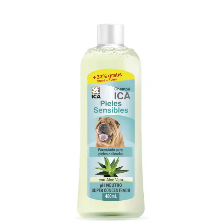 Champú para piel sensible con Aloe Vera para perros 400 ml - 1