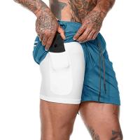 Shorts De Running Para Hombre Verano 2 En 1 Deporte Fitness Entrenamiento Secado Rápido Pantalones De Gimnasio Shorts Deportivos - details 11