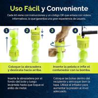 Presurizador de Alta Presión para pelotas de tenis y pádel Premium Plus Ball Rescuer en color Amarillo-751446339048 BALL RESCUER - details 1