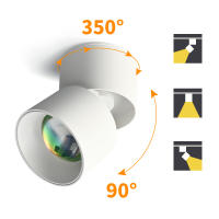 Lámpara De Techo Recubierta De LED Downlight Spot Luz De Solado COB Para Decoración De Hogar Sala De Estar Pasillo AC 110V-220V - details 1