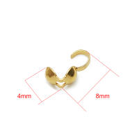 100pcs Cerraduras De Acero Inoxidable Para Collares Y Pulseras Con Hebillas En Color Oro Componentes De Joyería DIY - details 0
