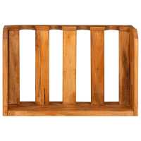 vidaXL Botelleros para 16 botellas 4 piezas madera maciza de caoba - details 5