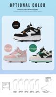Zapatos Para Niños Y Estudiantes Con Ruedas Invisibles Y Cuatro Ruedas Deportivos Y De Exterior Para Niños Y Niñas Tallas Grandes Cómodos Para Caminar Y Jugar - details 6