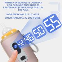 Ble Funda de aislamiento para biberones, Device de aislamiento de leche para niños with LCD pantalla, Botella de aislamiento USB para Viajes en coche, - details 0