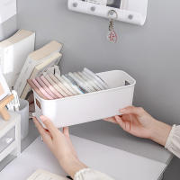 Caja De Almacenamiento Multifuncional Para Escritorio 1/2PCS Organizador De Cosméticos Y Sundries Plástico Caja De Desglosado - details 2