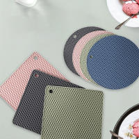 2/4 PCS Tapete De Silicona Multifuncional Resistente Al Calor Para Vaso Tapete De Mesa Antideslizante Soporte De Taza Accesorios De Cocina Modernos - details 4