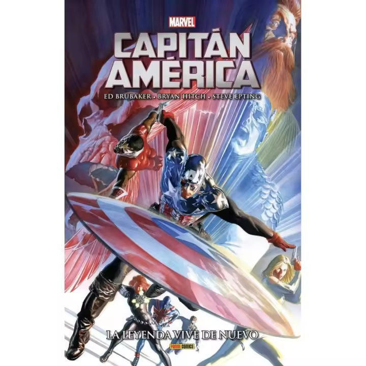 Libro MARVEL INTEGRAL CAPITAN AMERICA LA LEYENDA VIVE DE NUEVO Editorial PANINI COMICS Tapa dura - 1