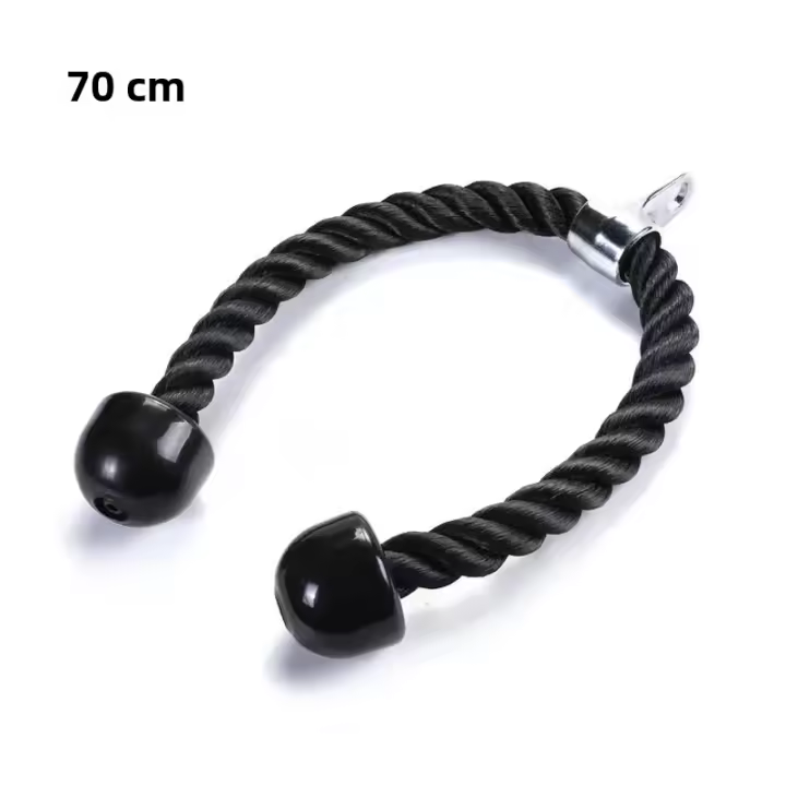 Cuerda De Tríceps Para Cable De Gimnasio Equipo De Ejercicio De Fuerza Y Fitness Para Hombres Y Mujeres Entrenamiento De Músculos Del Brazo Y Espalda - 1