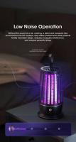 Catcher De Moscas Eléctrico Recargable Por USB Mosquitera Anti-Mosquitos Mini Lámpara Repelente De Mosquitos Para Exteriores Camping Terraza - details 7