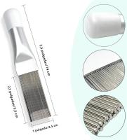 Cepillo De Limpieza Para Radiador Y Condensador De A/C De Acero Inoxidable 1/2pcs Herramienta De Reparación De Finas Comb De Aire Acondicionado Y Straightener De Bobina - details 1