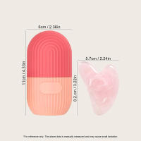 Guasha De Resina Masajeador Facial Herramienta De Cuidado De La Piel Acupuntura Gua Sha Tablero De Masaje Ojo SPA Desintoxicante - details 5