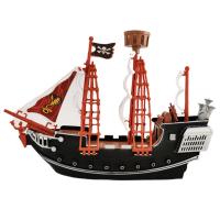 Modelo De Barco Pirata Juguete Para Niños Decoración De Sala De Estar Y Habitaciones Regalo De Juguetes Antiguos Retro - details 2