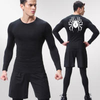 Camiseta De Compresión Con Estampado De Araña Para Hombres Camiseta Deportiva Rápida Secado Tops Para Gimnasio Running Camiseta Básica Guardia Contra Arrugas - details 18